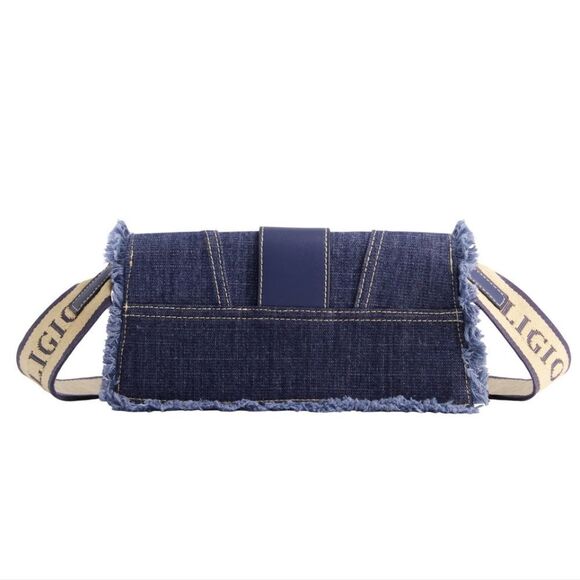 NEW True Religion Denim Crossbody Handbag - Picture 2 of 5